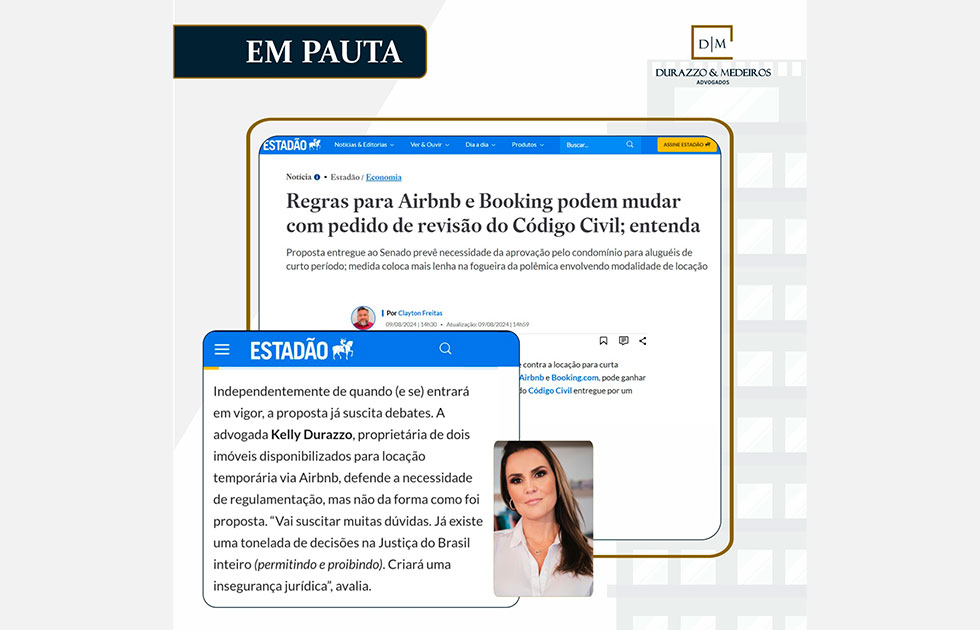Regras para Airbnb e Booking podem mudar com pedido de revisão do Código Civil; entenda
